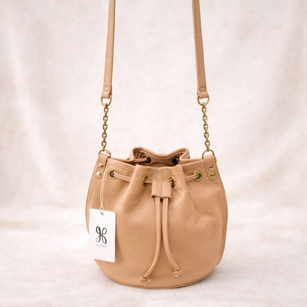HOBO Pier Bucket Bag Crossbody – Sandstorm NWT + Dust Bag - Picture 6 of 10